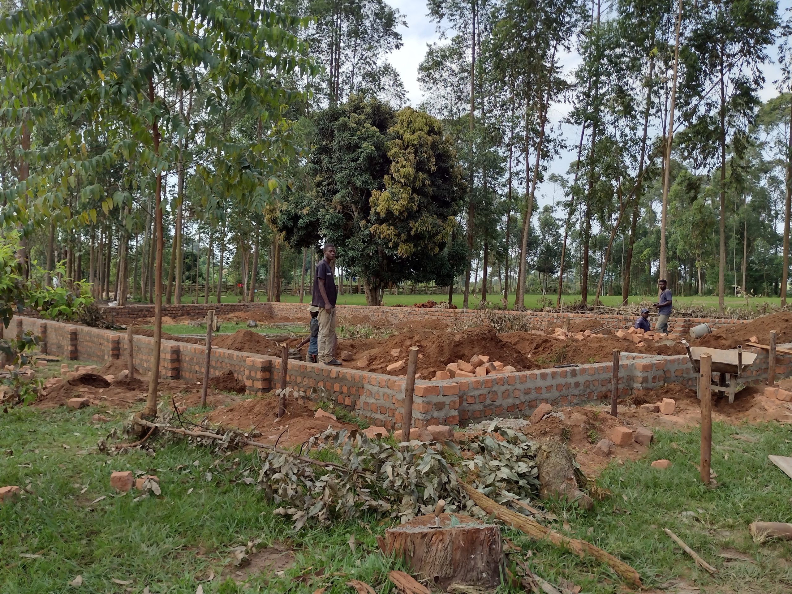 dining hall in progress